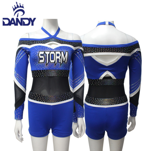 Custom dandy sports all star cheer athletics apparel cheerleading uniform cheerleader uniform