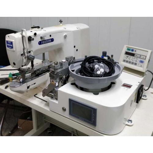 Bouton de tige automatique attachant la machine à coudre