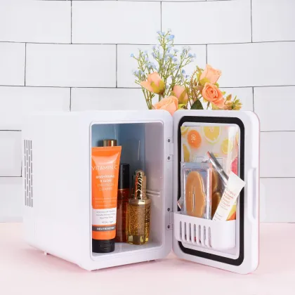 4L Mary Kay Custom Glass Portable Mini Cosmetics Fridge for Skin Care