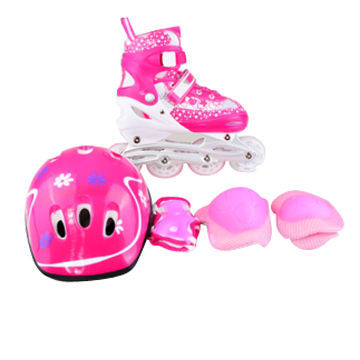 Semi-soft sized 27-30# aluminum chassis inline roller skate, RPIS0150