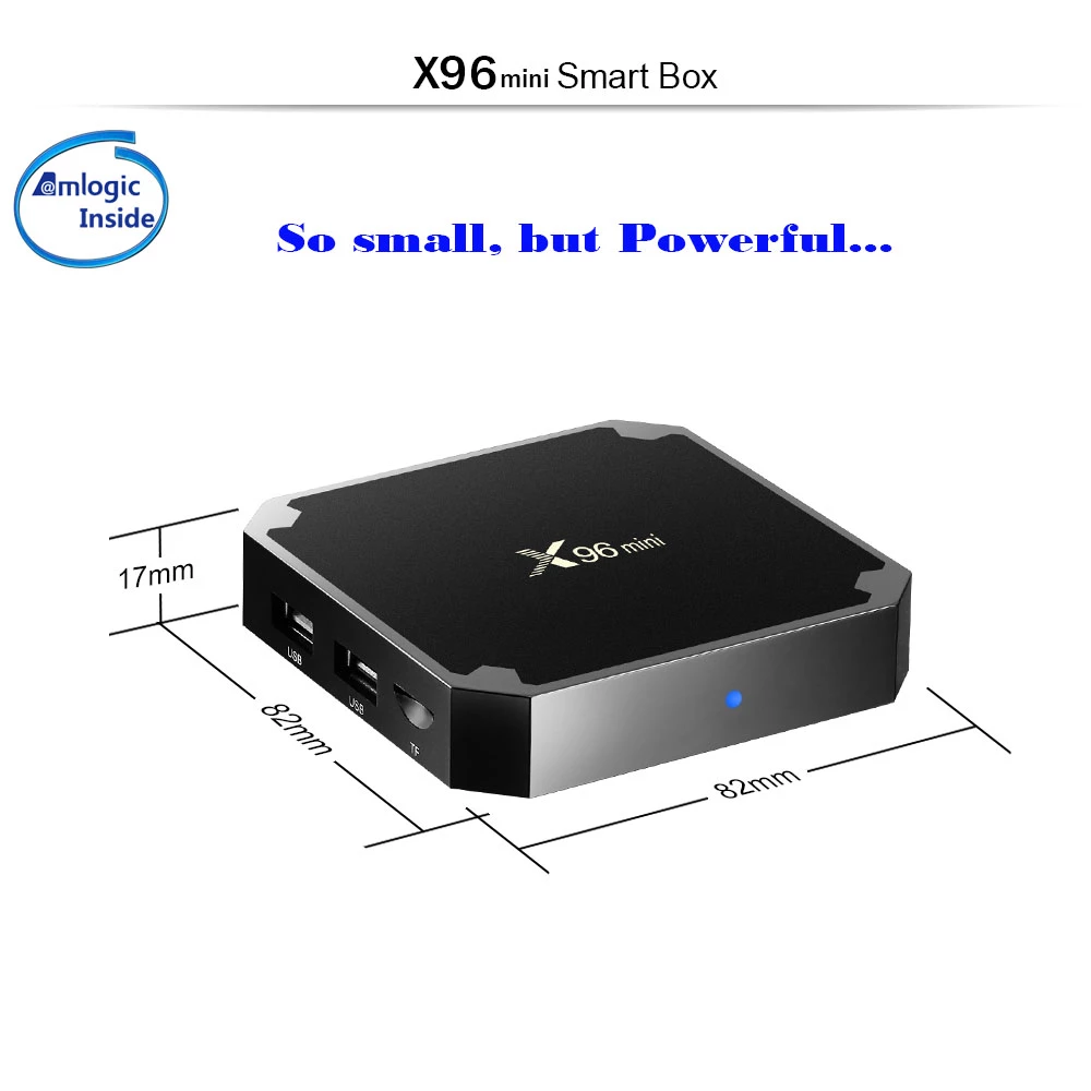 X96 mini iptv box Android 9.0 Tv box 2GB 16GB media player x96 mini Amlogic S905W smart ip tv set top box