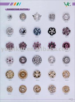 Rhinestone Button