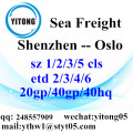 Shenzhen Sea Freight to Oslo