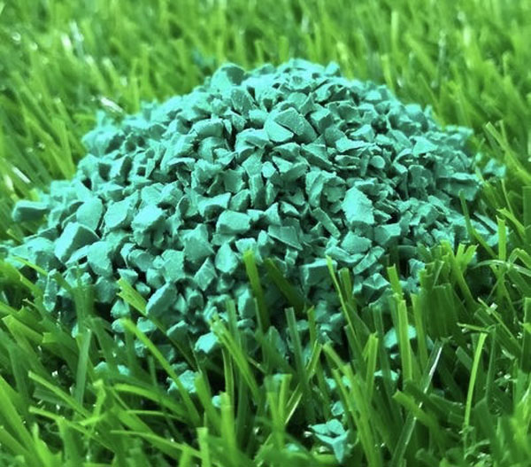 Turf rubber granules