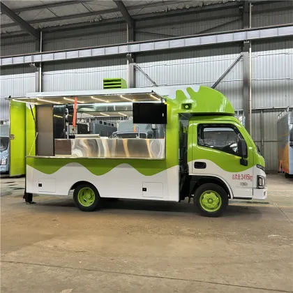 Fuel Powered Mobile Pork Skewer Food Truck