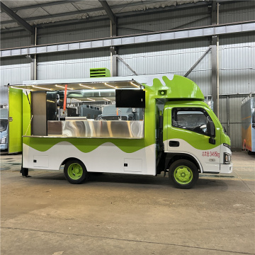 کامیون غذا سیخ سیخ خوک با سوخت سوخت