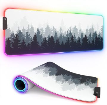 Custom Extended RGB Gaming Mouse Pad and Full Keyboard Computer Mouse Mat