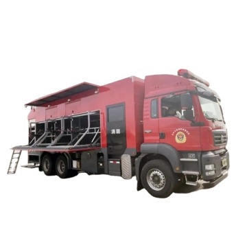  HOWO High Altitude Fixed Wing UAS Command Vehicle 6x4 & Low Altitude Rotorcraft Command Vehicle 
