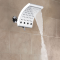 Water stability five function hand held shower abs