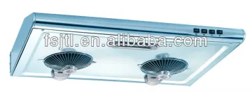 Twins pain & stainless steel wall mounted range hood