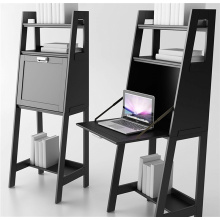 การศึกษาแบบพับเก็บงานเขียน Ladder Desk