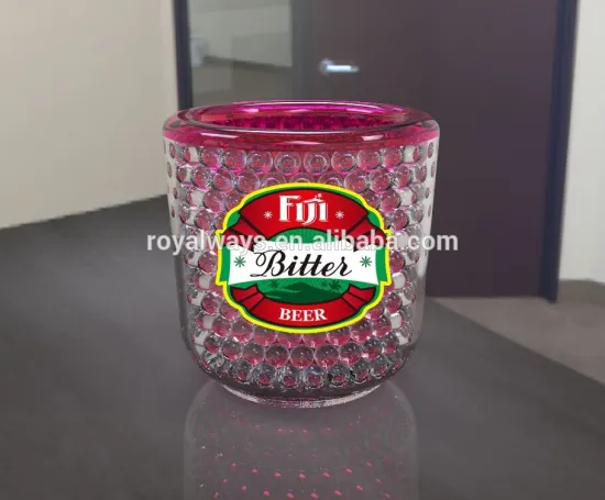 food grade plastic 2oz mini glass with gel insert