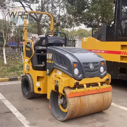 Used SANY SZR30C-8 Front Steel Rear Rubber Roller 3 Ton Tire Road Roller