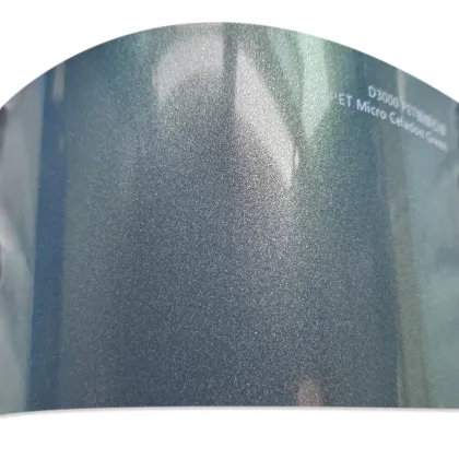 TSAUTOP ROHS PET Liner Super Micro Celadon Green Grey Car Wrap Vinyl Film