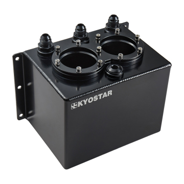 Universal 3L Aluminum Dual Fuel Surge Tank for KYOSTAR 044 Fuel Pump