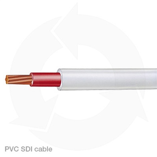Cable SDI de alambre de construcción de un solo núcleo 450 / 750V
