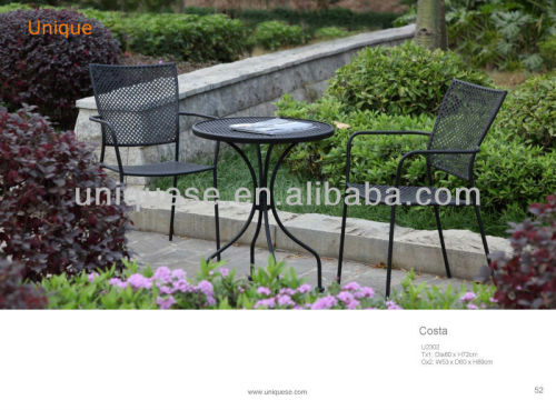 Wrought iron coffee table outdoor furniture