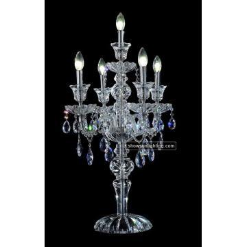 5 Lights Classical Crystal Table Lamp