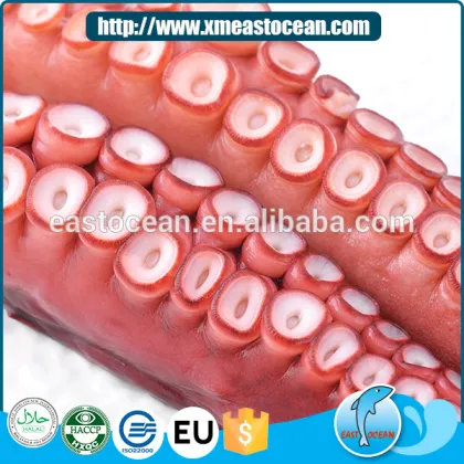 Xiamen manufacture frozen boiled octopus delicious custom fish fillet