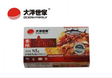 Canned Bonito Tuna in Spicy Soybean Oil