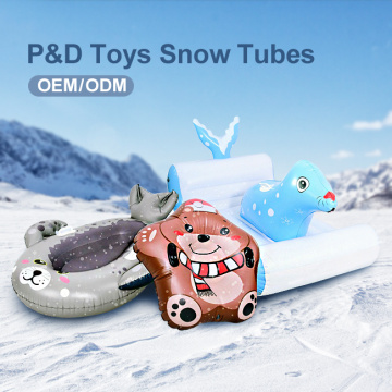 Durable Hard Bottom Winter Sport Inflatable Snow Sleds