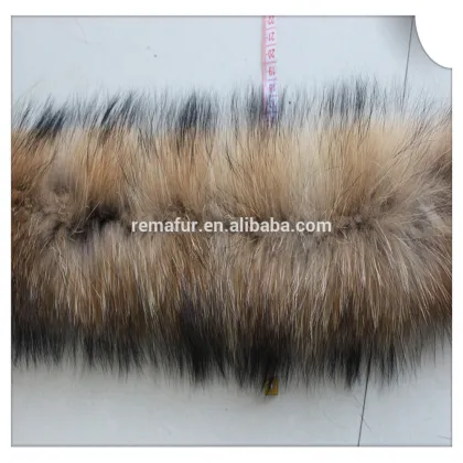 Genuine Fur Raccoon Fur Strips