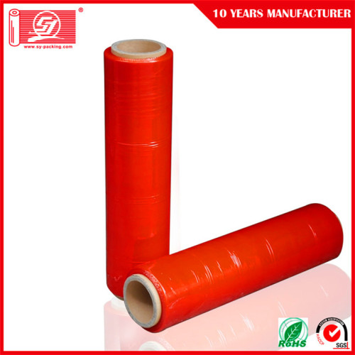 Hand Use Stretch Film With Red Color