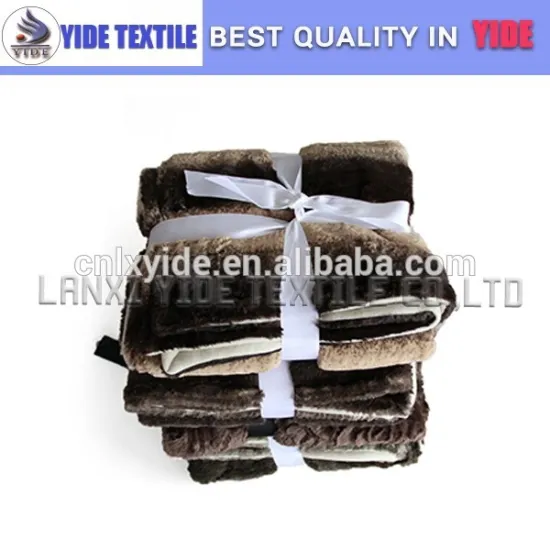 Chinese factory wholesale decorative sofa grey fluffy blanket