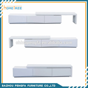Living Room Furniture Glossy TV Stand Adjustable