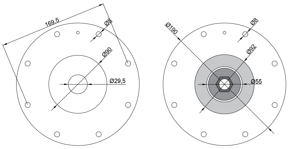 2 1/2'' BFEC DMF/MF Diaphragm Valve Repair Kit