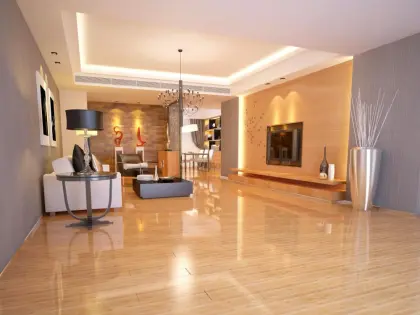 Solid Bamboo Flooring Carbonized Horizontal bamboo floor