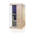 Quarto de sauna infravermelho distante totalmente equipado para solteiro