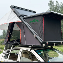 black pop up ABS Aluminum hardtop rooftop tent