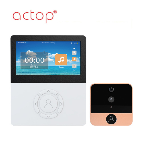 4,5 inch với Camera chuông cửa video APP Wifi