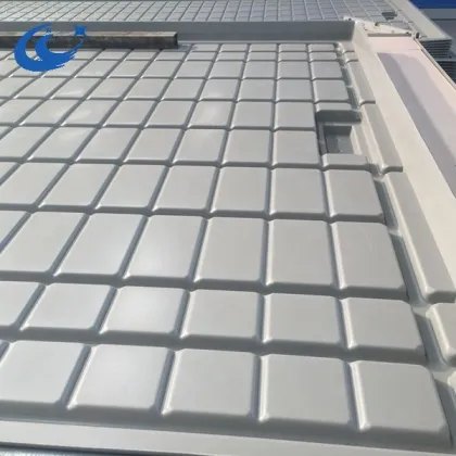 4x8 Hydroponic Floating Trays for Nursery Drain System