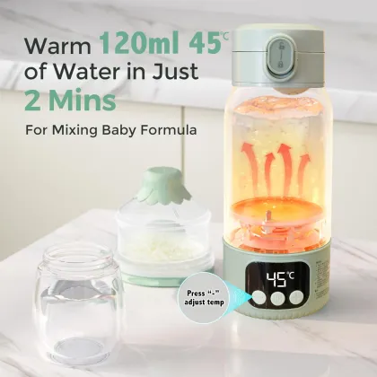 Moomoo Baby Portable Milk Warmer: Dual Heating Modes for Quick Milk and Formula Warming