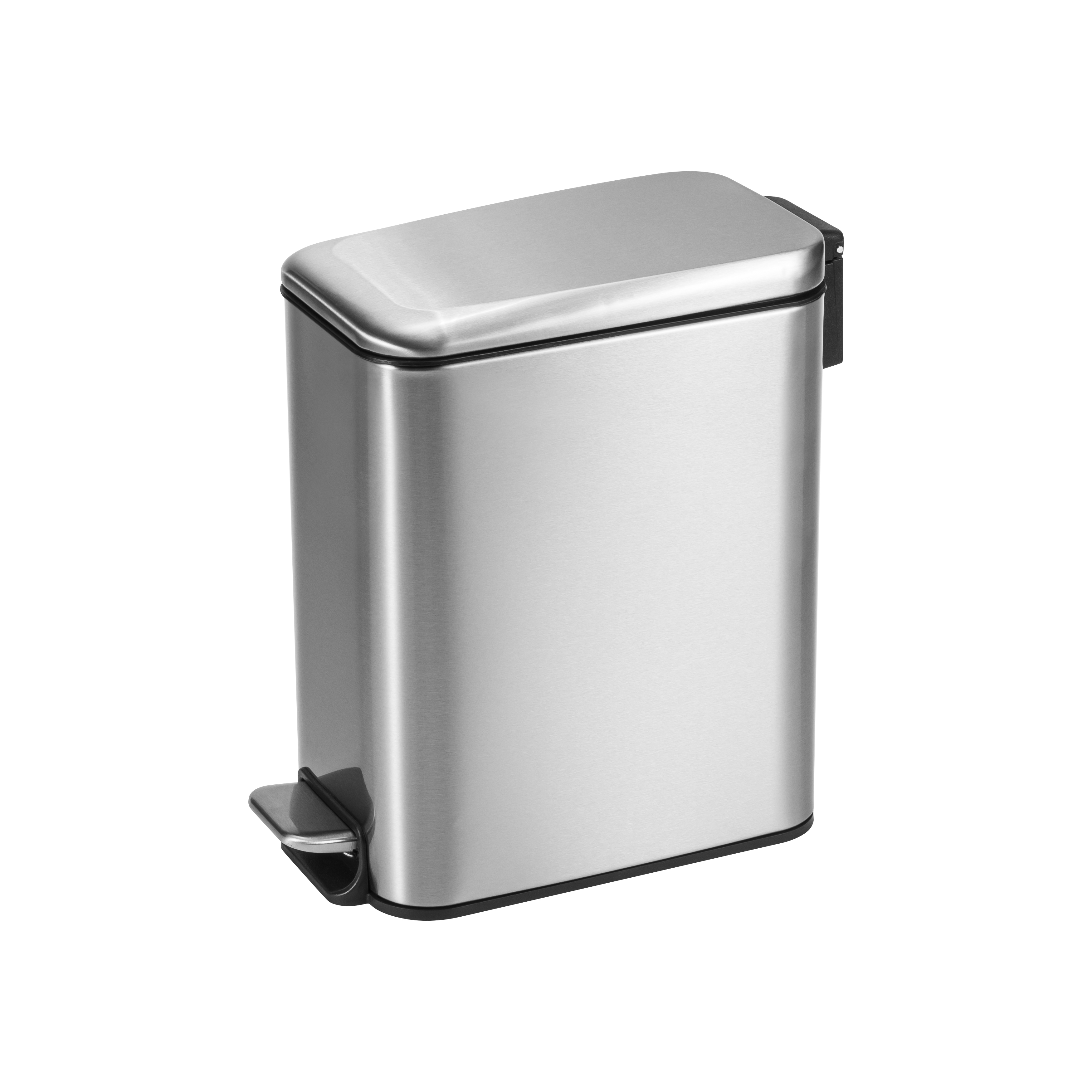 stainless steel square trash can