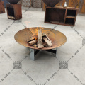 Outdoor Corten Steel Fire Pit For BBQ