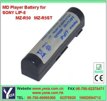 Camcorder battery apply to SONY MZ-R50 MZ-R5ST