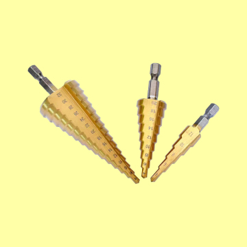Bits de perfuração de passo de titânio: versátil HSS Power Tools para perfuração de madeira e metal