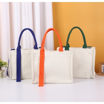 Snap Fastener Stereoscopic Canvas Bag