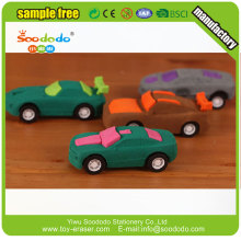 gomme de voiture 3D pour les enfants composent de gomme