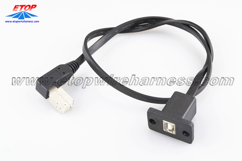 USB B ذكر إلى أنثى B