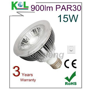 popular Selling 15W LED PAR30 light 75W halogen replacement