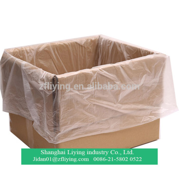 LDPE/HDPE plastic bag for cartons, plastic carton liner, plastic inner liner