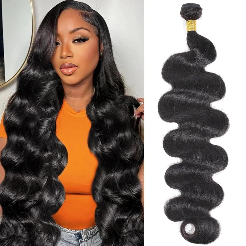 Natural Black Body Wave 13x6 Lace Front Human Hair Wig