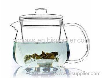 Insulated Hand Blown Borosilicate Glass Tea Pots Coffee Pots 