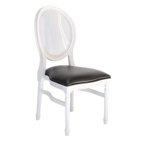 Elegant White Modern Louis Chair for Wedding
