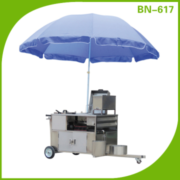 Commercial Stainless steel hot dog vending cart BN-617