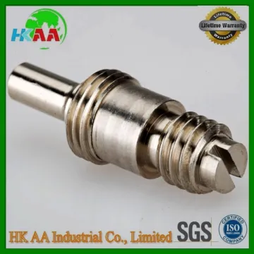Stainless steel fine tune adjustment screw, precision height adjustment screw